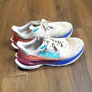Hoka Mach 5 Red White and Blue